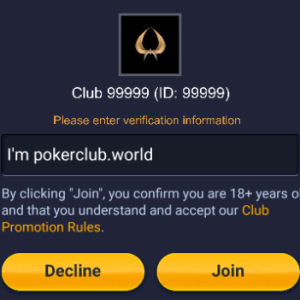 club 99999 99999